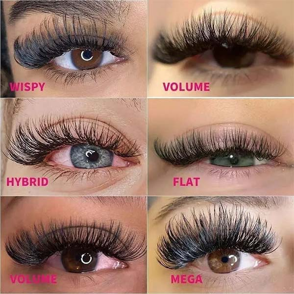 Current Eyelash Extension Styles: 7 Popular Eyelash Extension Styles