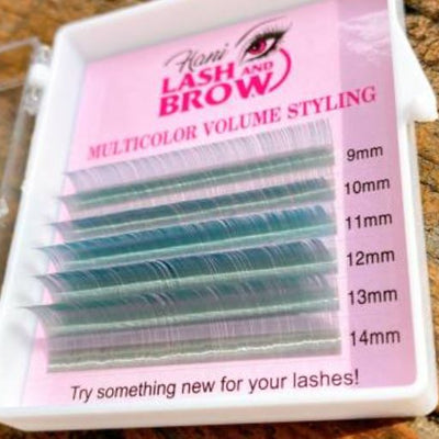 SMALL COLOR LASH TRAY  (BLUE , BROW , RED ,  PURPLE )