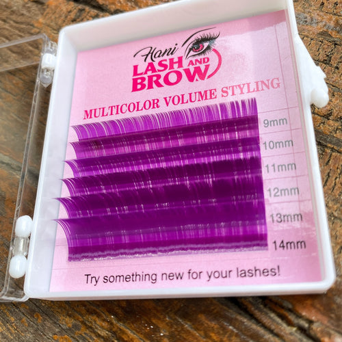 Load image into Gallery viewer, SMALL COLOR LASH TRAY  (BLUE , BROW , RED ,  PURPLE )
