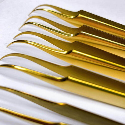 Lavender Eyelash Extension Tweezers