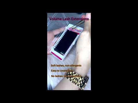 Load and play video in Gallery viewer, Double Fast Volume Super Mink Lashes - D, U(DD)
