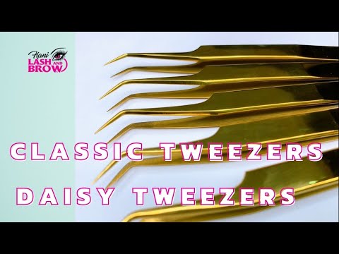 Load and play video in Gallery viewer, Daisy Eyelash Extension Tweezers
