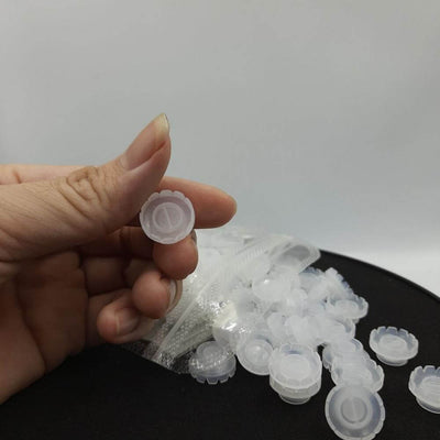 Small button hold glue eyelash extention